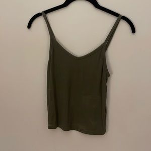 Dark green crop top